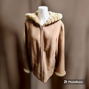 Women's Braeton Suede & Faux Fur Jacket